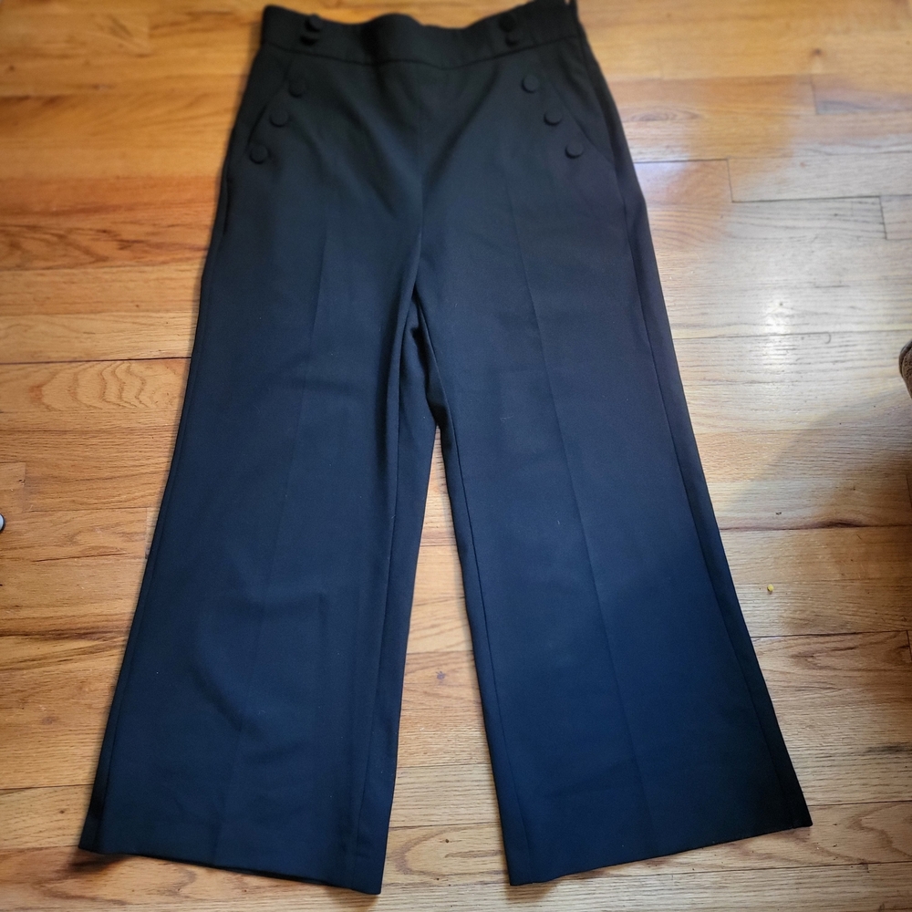 MARELLA Black Wide-Leg Women's Pants